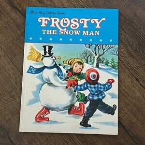 Frosty the Snowman a Big Golden Book Vintage 1950 Hardcover